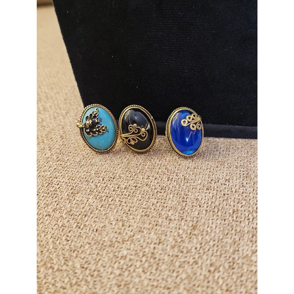 handmade floral design rings